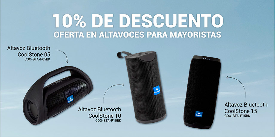 Parlantes para PC bluetooth, usb, alta potencia y más - Coolbox